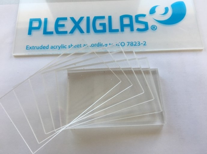 PMMA Acrylglas / Plexiglas® Scheiben farblos klar, Zuschnitt auf Wunschmaß